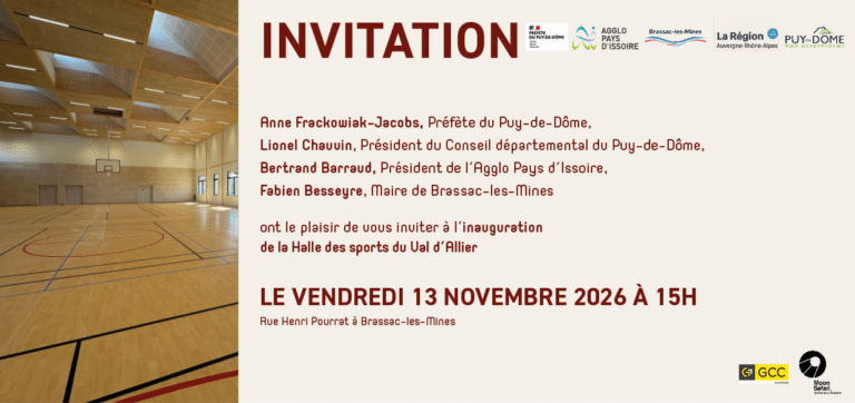 Inauguration Halle des sports du Val D&rsquo;Allier